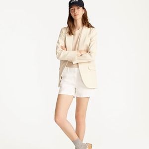 J CREW White High Rise Chino Stretch Shorts 3.5"